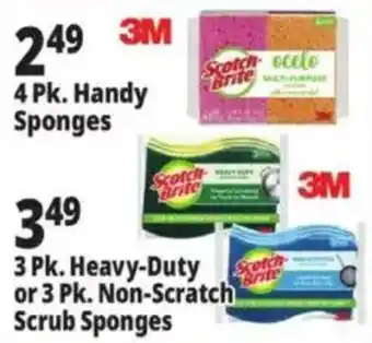 Ocean State Job Lot 3M scotch brite handy sponges offer