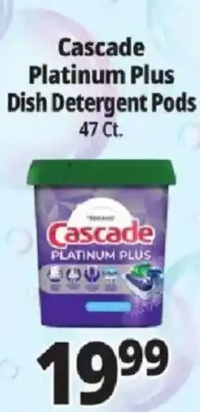 Ocean State Job Lot Cascade platinum plus dish detergent pods offer