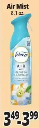 Ocean State Job Lot Febreze air mist offer