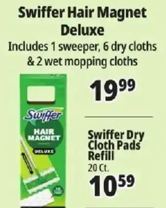 Ocean State Job Lot Swiffer hair magnet deluxe offer