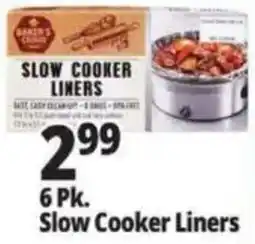 Ocean State Job Lot Baker's Corner slow cooker liners offer