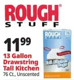 Ocean State Job Lot Rough Stuff tall kitchen bags offer