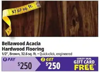 Ocean State Job Lot Bellawood Acacia Hardwood Flooring offer