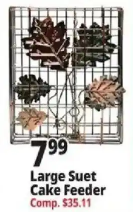 Ocean State Job Lot Large Suet Cake Feeder offer