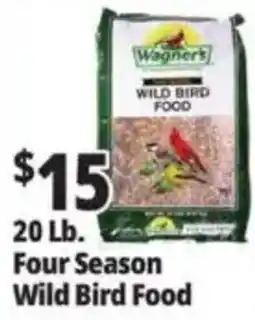 Ocean State Job Lot Wagners wild bird food offer