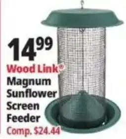 Ocean State Job Lot Wood Link Magnum Sunflower Screen Feeder offer