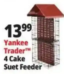 Ocean State Job Lot Yankee Trader 4 Cake Suet Feeder offer