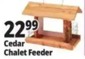 Ocean State Job Lot Cedar Chalet Feeder offer
