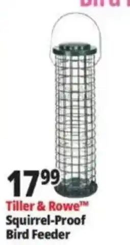 Ocean State Job Lot Tiller & Rowe Squirrel-Proof Bird Feeder offer