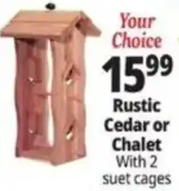 Ocean State Job Lot Your Choice Rustic Cedar or Chalet offer