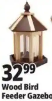 Ocean State Job Lot Wood Bird Feeder Gazebo offer