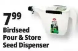 Ocean State Job Lot Birdseed Pour & Store Seed Dispenser offer