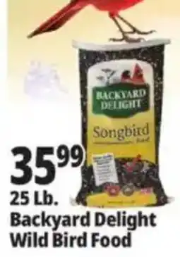 Ocean State Job Lot Backyard Delight Wild Bird Food offer