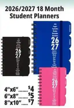 Ocean State Job Lot 2026/2027 18 Month Student Planners offer