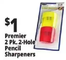 Ocean State Job Lot Premier 2 Pk. 2-Hole Pencil Sharpeners offer