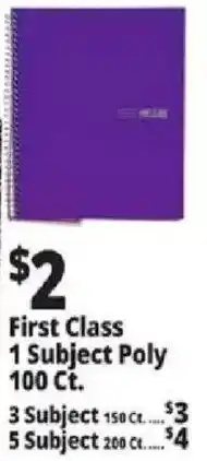 Ocean State Job Lot First Class 1 Subject Poly offer