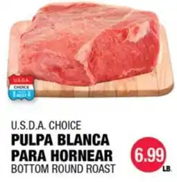 Carnicerias Jimenez U.s.d.a. choice bottom round roast offer