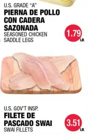 Seasoned Chicken Saddle Legs