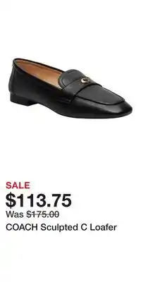 Nordstrom COACH Sculpted C Loafer offer