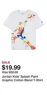 Nordstrom Jordan Kids' Splash Paint Graphic Cotton Blend T-Shirt offer