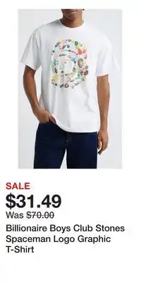 Nordstrom Billionaire Boys Club Stones Spaceman Logo Graphic T-Shirt offer
