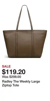 Nordstrom Radley The Weekly Large Ziptop Tote offer
