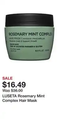 Nordstrom LUSETA Rosemary Mint Complex Hair Mask offer