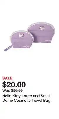 Nordstrom Hello Kitty Large and Small Dome Cosmetic Travel Bag offer