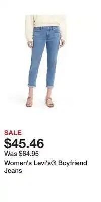 Kohl's Women's Levi's Boyfriend Jeans offer