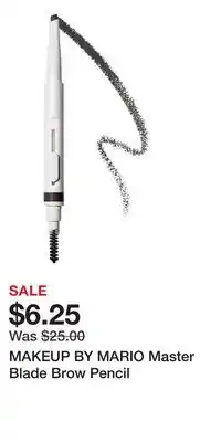 Kohl's MAKEUP BY MARIO Master Blade Brow Pencil offer