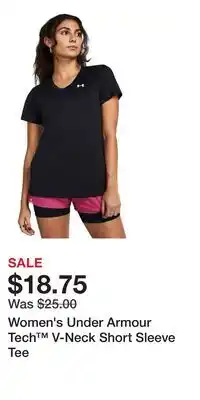 Kohl's Women's Under Armour Tech V-Neck Short Sleeve Tee offer