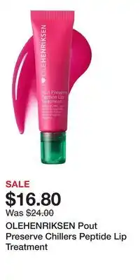 Kohl's OLEHENRIKSEN Pout Preserve Chillers Peptide Lip Treatment offer