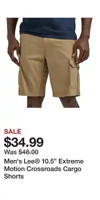 Kohl's Men's Lee 10.5 Extreme Motion Crossroads Cargo Shorts offer