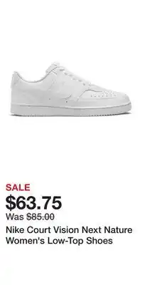 Kohl's Nike Court Vision Next Nature Women's Low-Top Shoes offer
