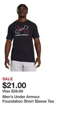 Kohl's Men's Under Armour Foundation Short Sleeve Tee offer