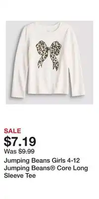 Kohl's Jumping Beans Girls 4-12 Jumping Beans Core Long Sleeve Tee offer