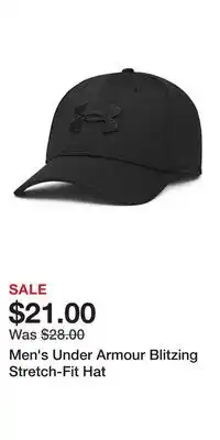 Kohl's Men's Under Armour Blitzing Stretch-Fit Hat offer