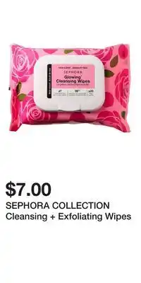 Kohl's SEPHORA COLLECTION Cleansing + Exfoliating Wipes offer