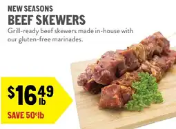 New Seasons Market New Seasons Beef Skewers offer