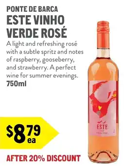 New Seasons Market Este Vinho Verde Rosé offer