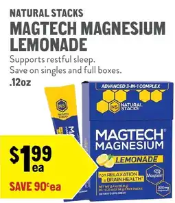 New Seasons Market Natural Stacks Magtech Magnesium Lemonade offer