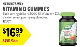 New Seasons Market Nature's Way Vitamin D Gummies offer