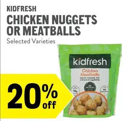 New Seasons Market Kidfresh chicken meatballs offer