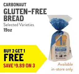 New Seasons Market Carbonaut gluten-free bread offer