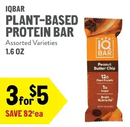 New Seasons Market Iqbar plant-based protein bar offer
