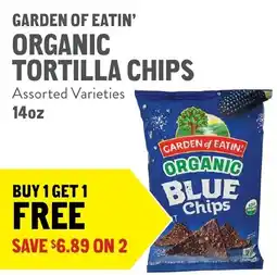 New Seasons Market Garden of Eatin' organic tortilla chips offer
