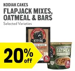 New Seasons Market Kodiak cakes flapjack mixes, oatmeal & bars offer