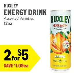 New Seasons Market Huxley energy drink offer