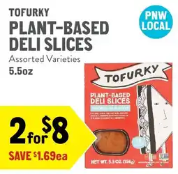 New Seasons Market Tofurky plant-based deli slices offer