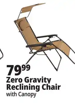 Ocean State Job Lot Zero Gravity Reclining Chair with Canopy offer